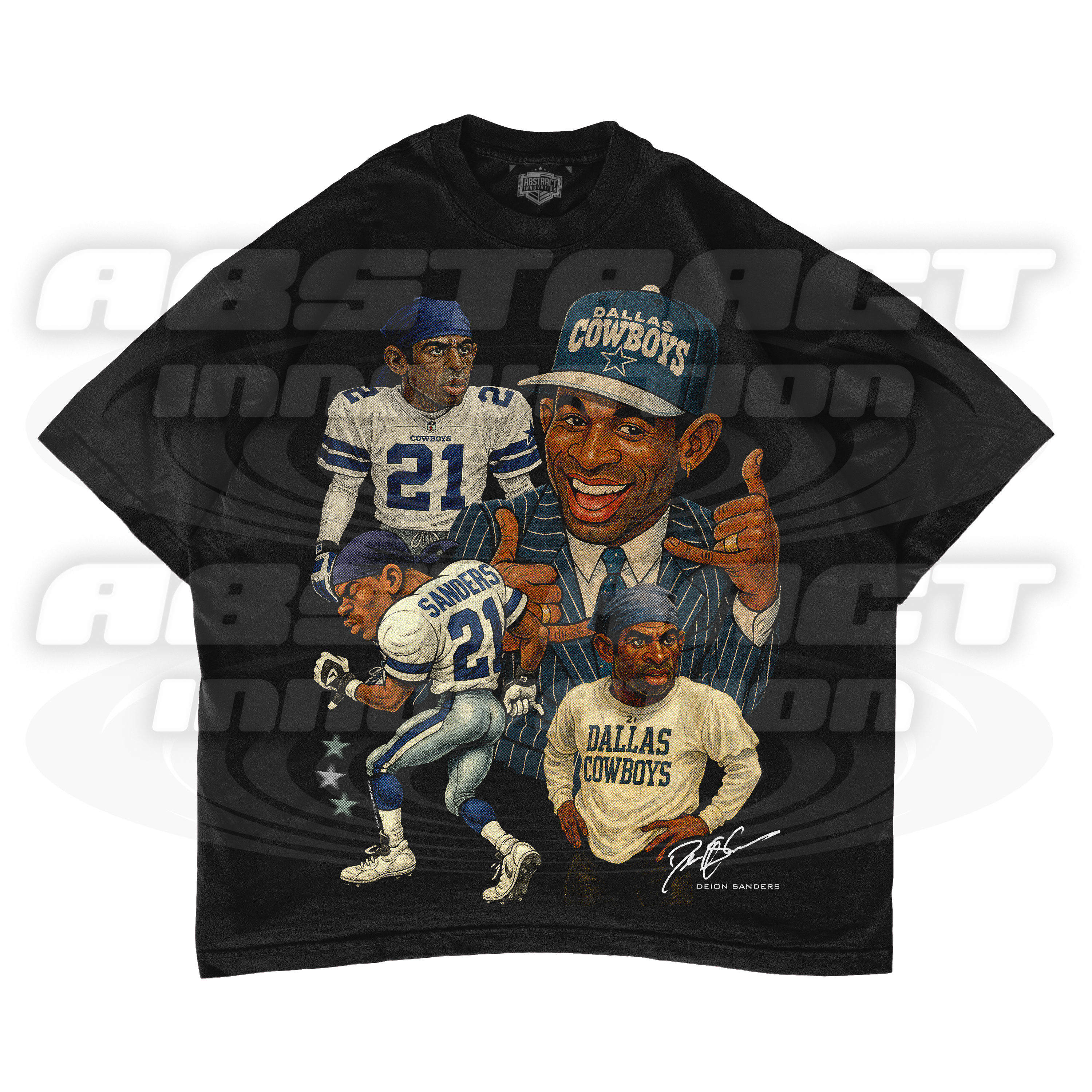 THE DEION 2 TEE (CROPPED & ONE-SIDED)