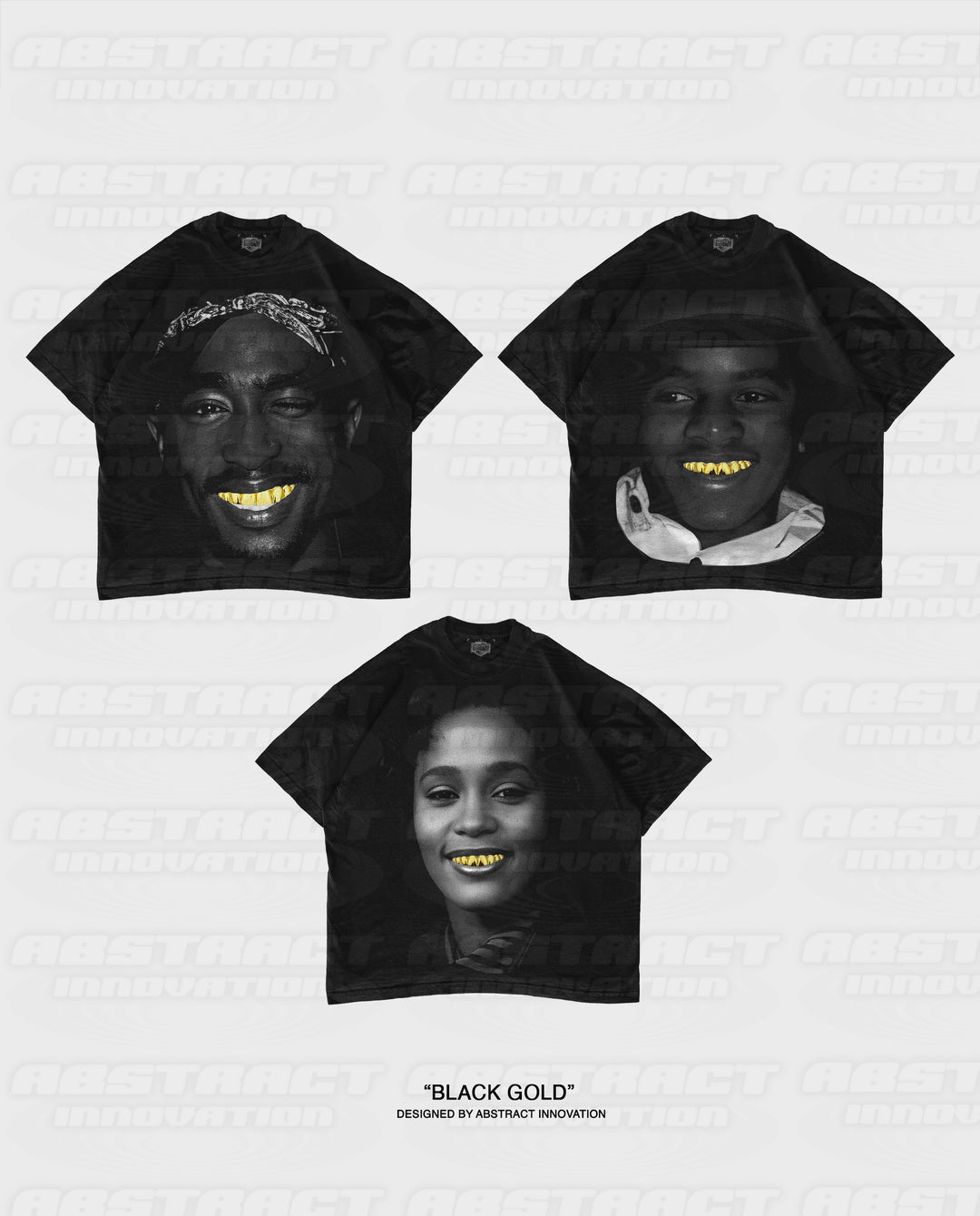 THE WHITNEY TEE (BLACK GOLD)