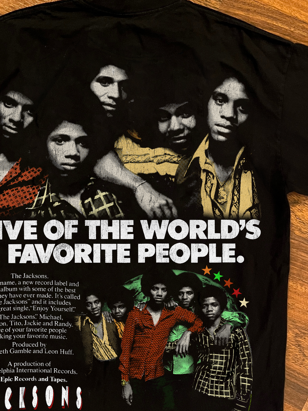 THE JACKSONS 1976 TEE