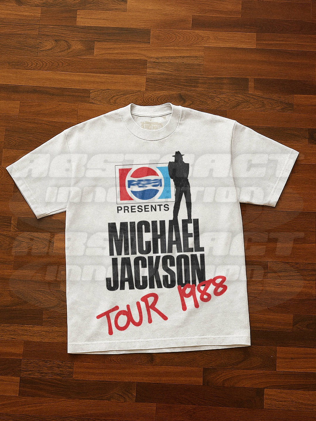THE MJ SODA TOUR '88 TEE (white - one sided)
