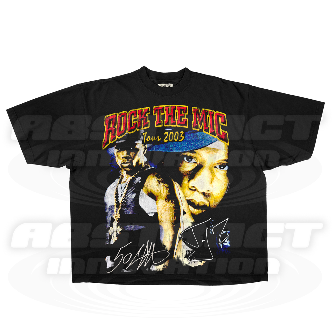 THE ROCK THE MIC TOUR 2003 TEE (CROPPED FIT)