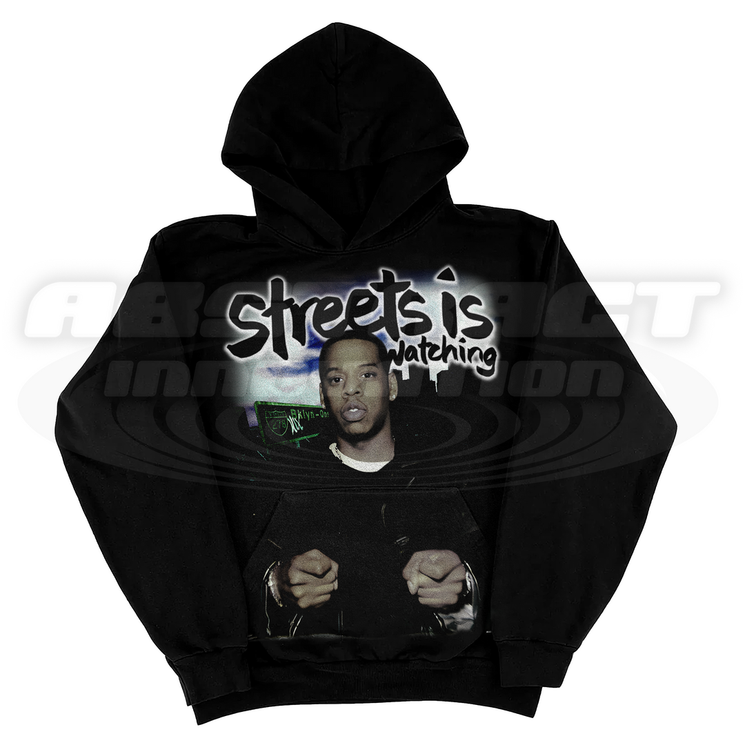 THE STREETS IS WATCHING HOODIE Abstract Innovation